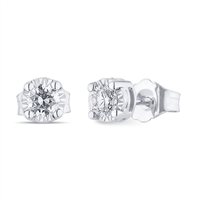 Boucles d'oreilles Bliss Femme in Or blanc Diamante 20111551